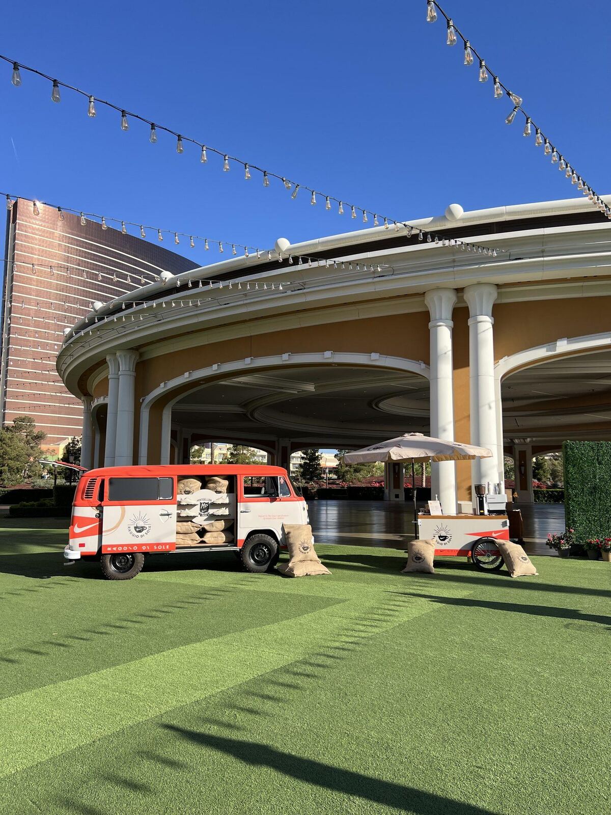 Espresso service at Nike Golf Tournament
