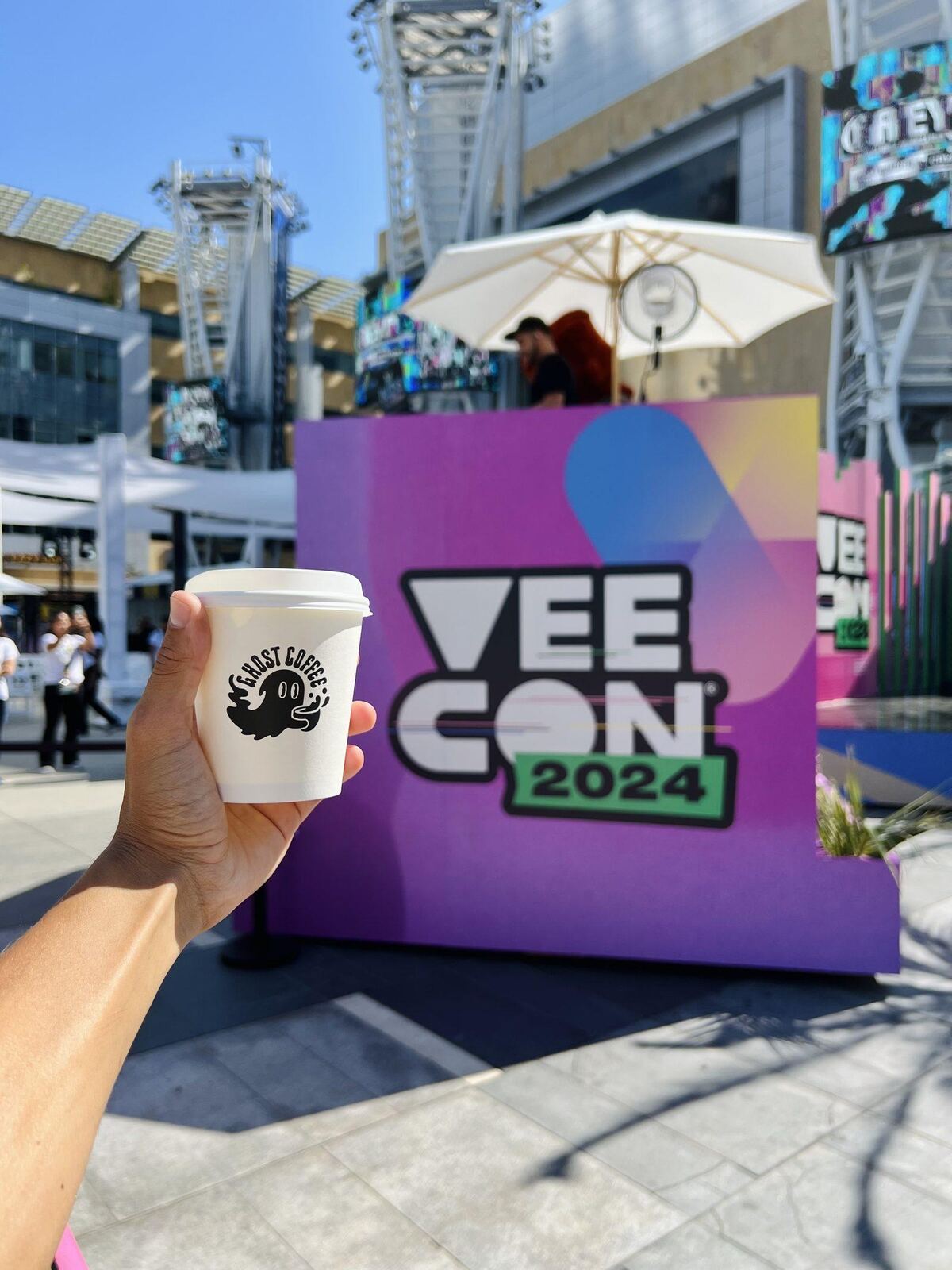 Ghost Coffee at VeeCon, Los Angeles
