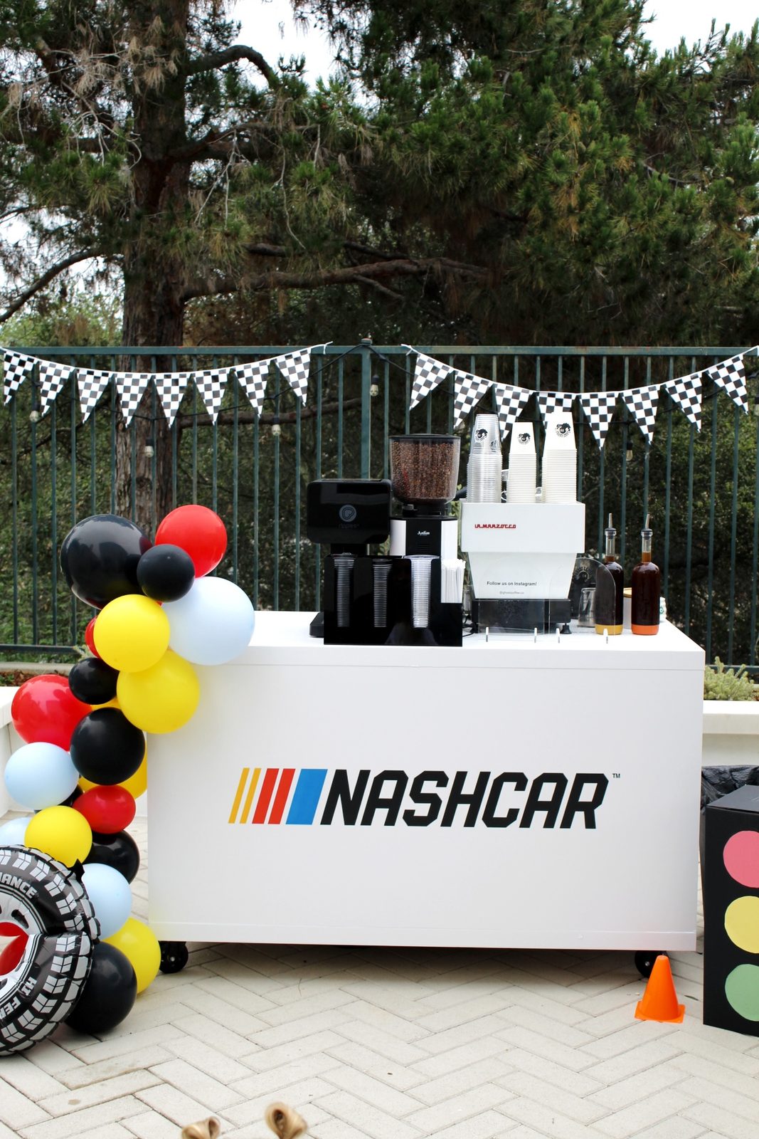 Mission Viejo birthday party coffee cart