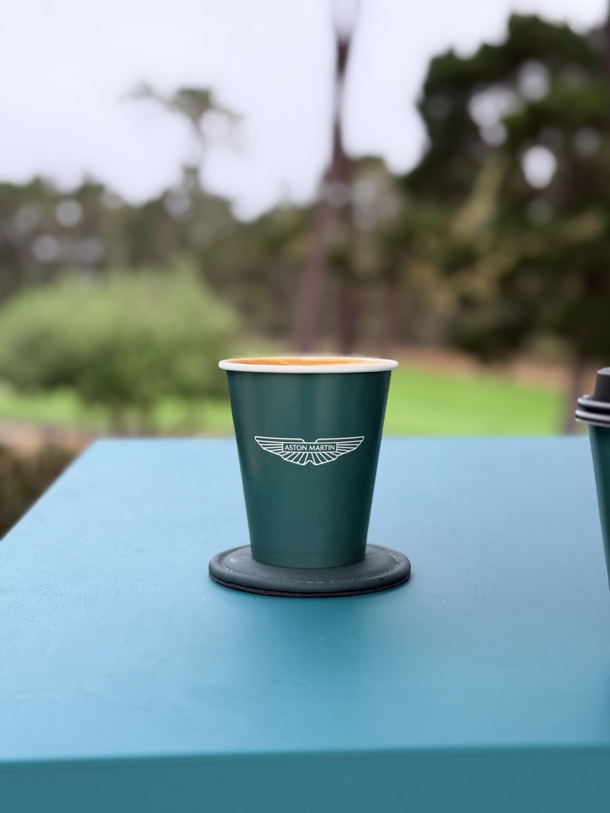 Aston Martin custom cups at Monterey Car Week