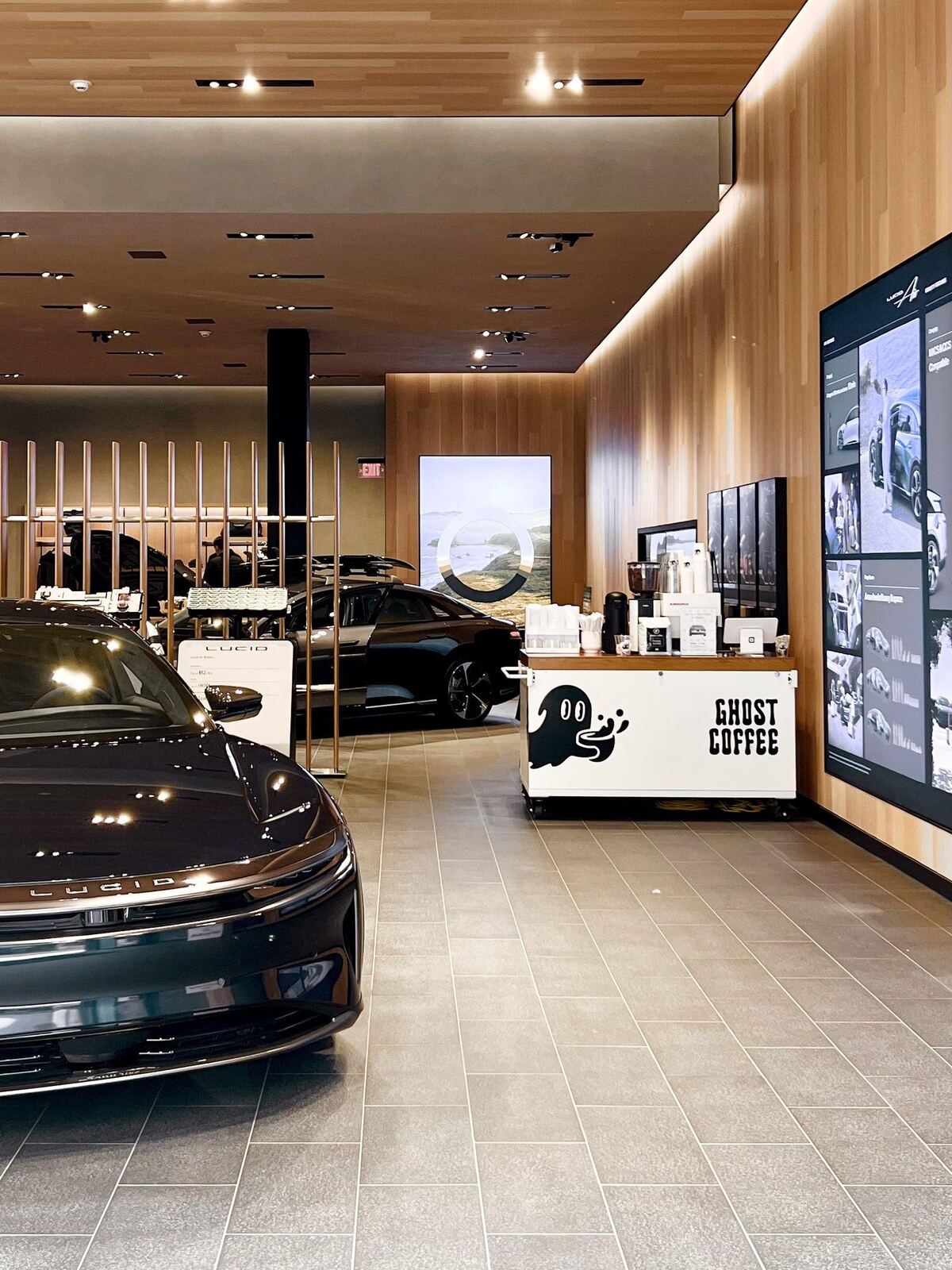 Lucid Motors Newport Beach coffee event