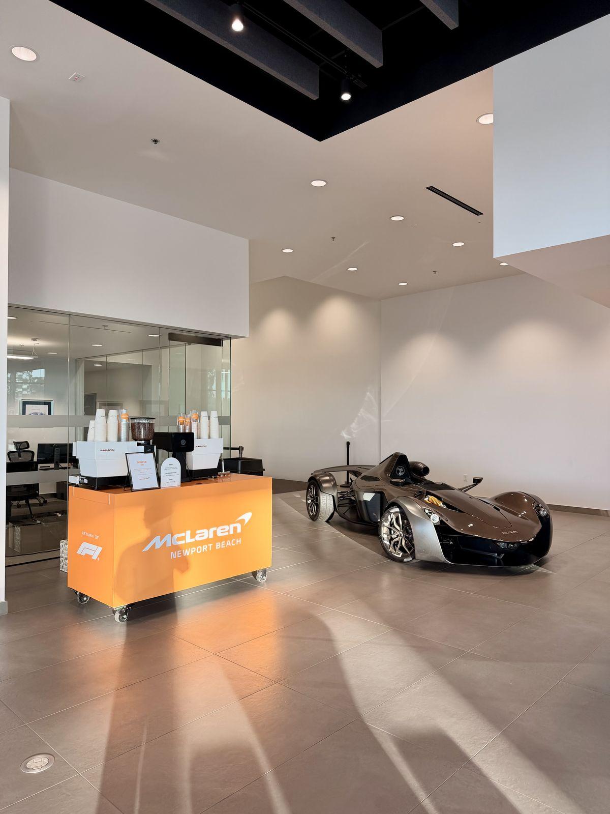 McLaren Newport Beach activation